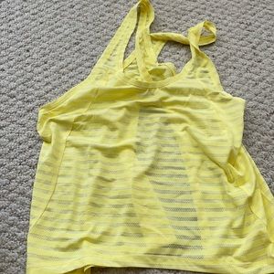 Zyia Nimbus Yellow split back tank